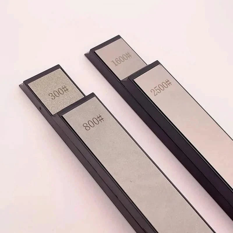 Set van 4 diamantslijpstenen voor keukenmessen 300# 800# 1600# 2500#